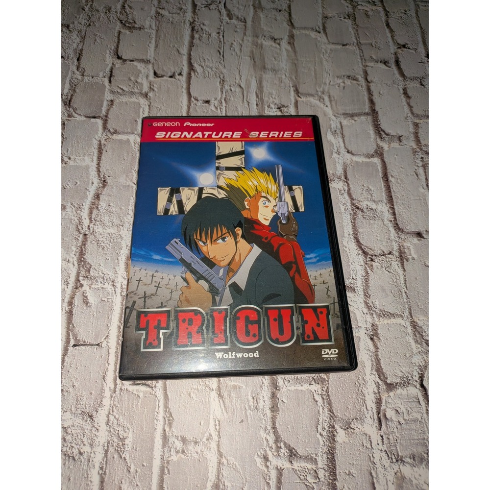 Trigun Wolfwood DVD Geneon Pioneer Signature Series Anime Episodes 8-10